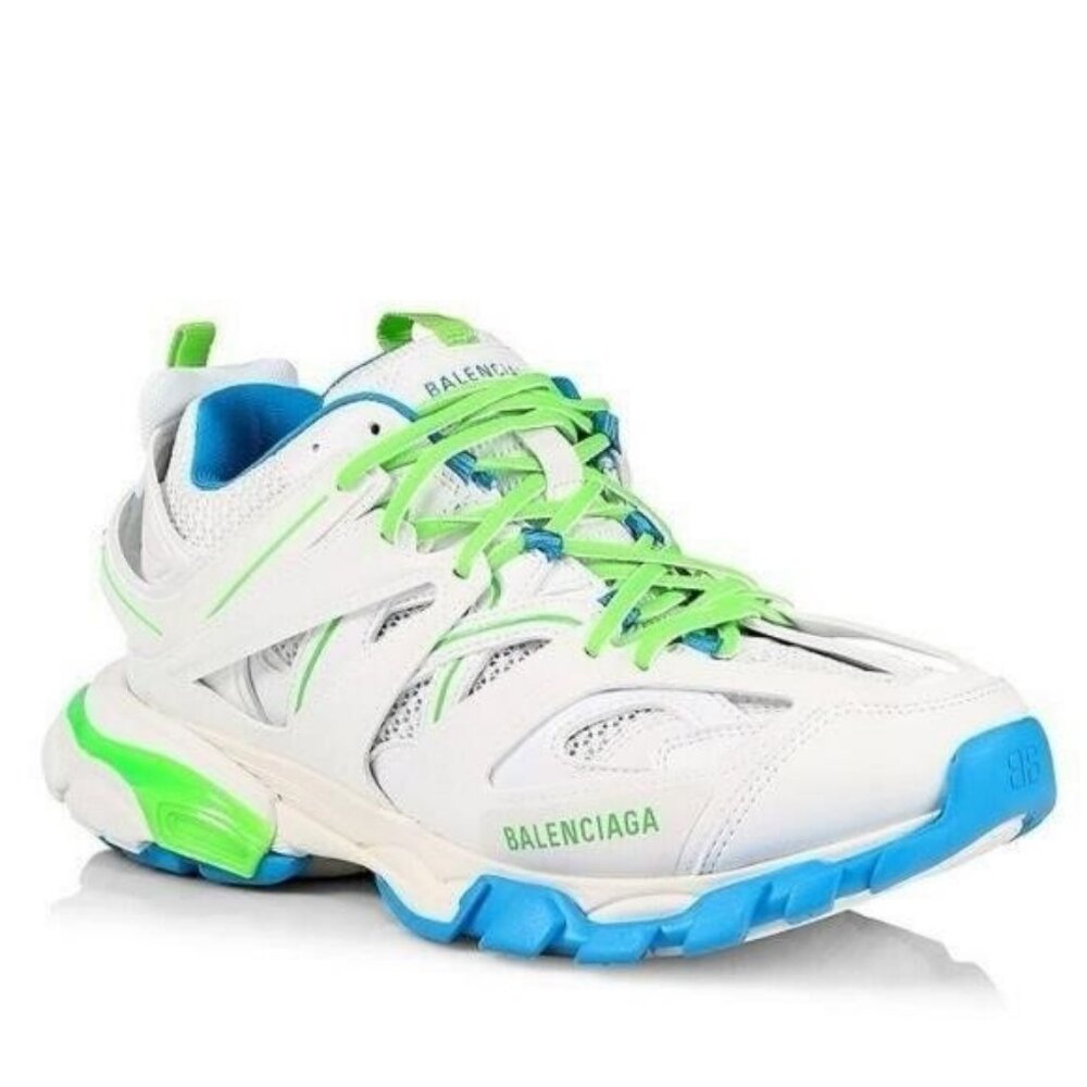 💯 - New Authentic Balenciaga Track Sneaker 'White Green'